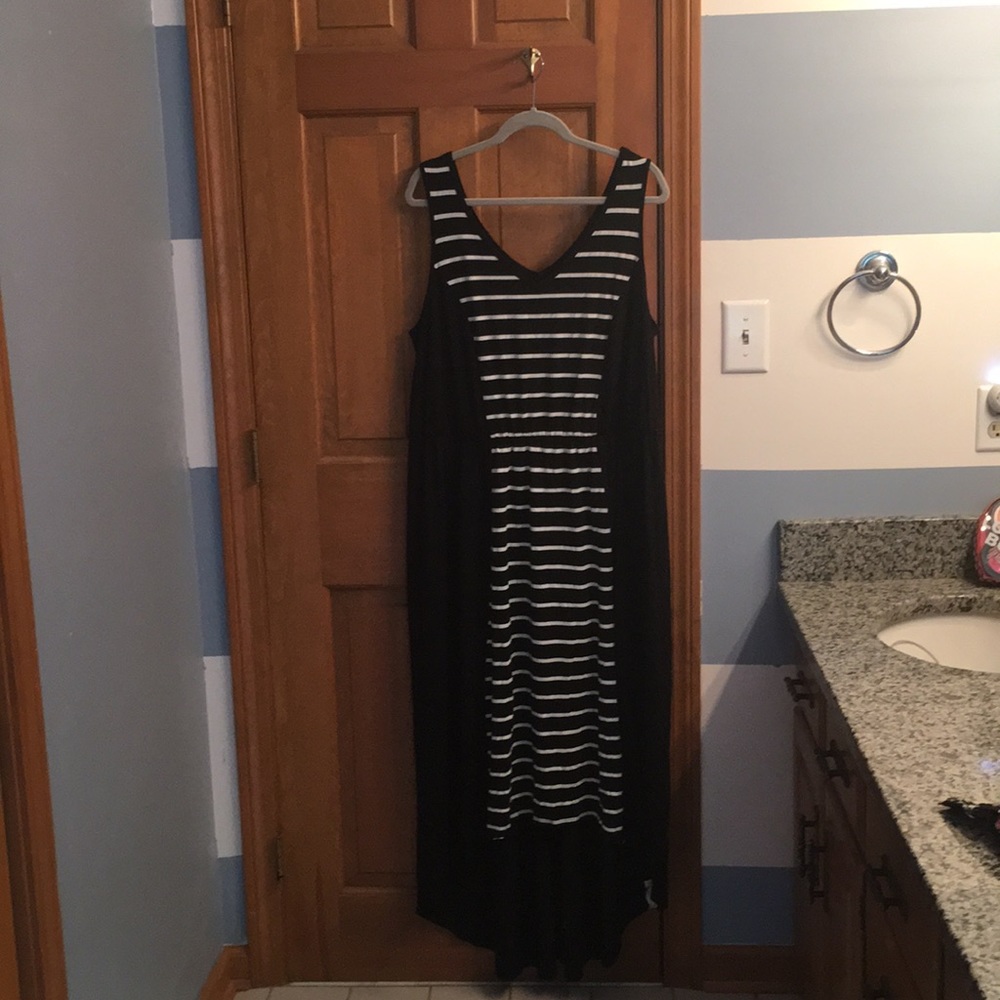 Cotton hi-lo maxi